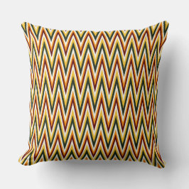 Almofada Chevron Colors zigzag Orange, Travesseiro decorati