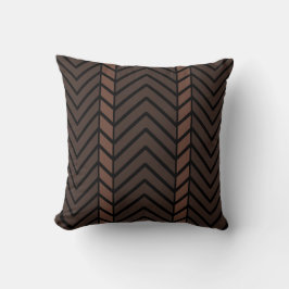 Almofada Chevron Pattern Brown