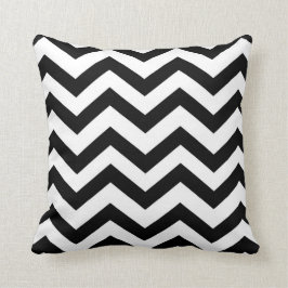 Almofada Chevron Preto e Branco