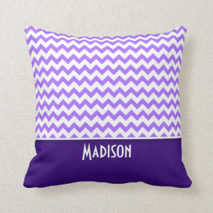 Almofada Chevron roxo moderno