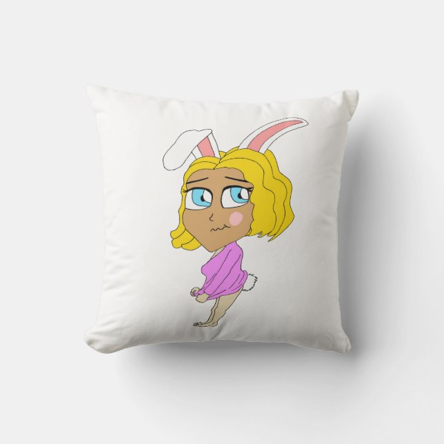Almofada chibi coelhgirl  (Frente)
