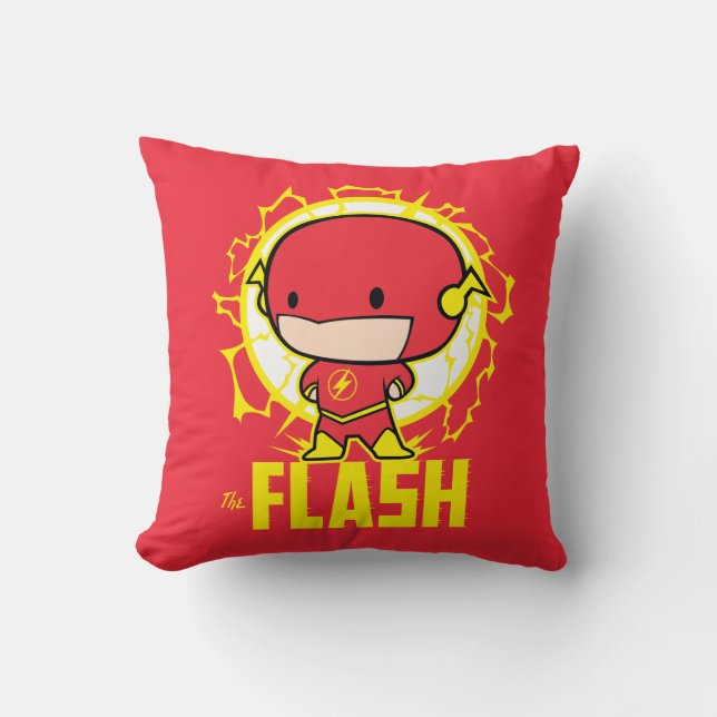 Almofada Chibi Flash com eletricidade (Frente)