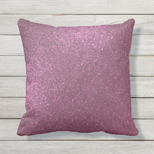 Almofada Chic Elegant Plum Purple Spark Glitter