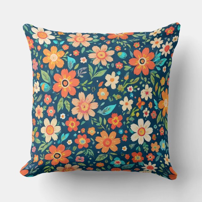 Almofada Chic Floral Cushion (Frente)