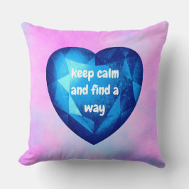 Almofada Chic fresh blue Diamond quote affirmation