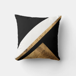 Almofada Chic Geométrico Dourada Patina