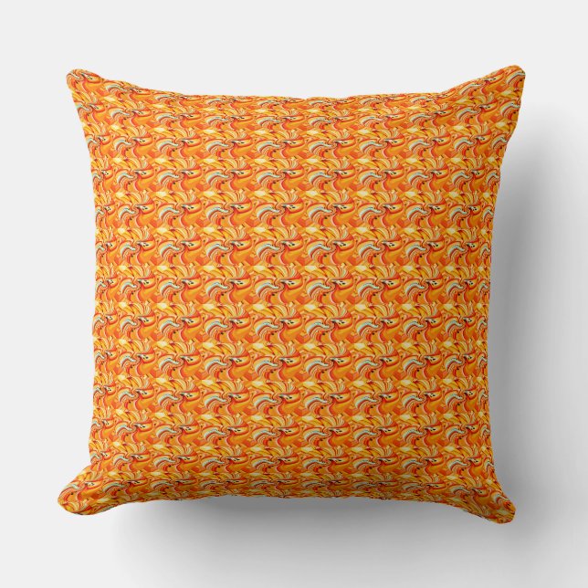 Almofada Chic laranja (Frente)