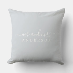 Almofada Chic Newlywn Sr. Ice Blue Monogram