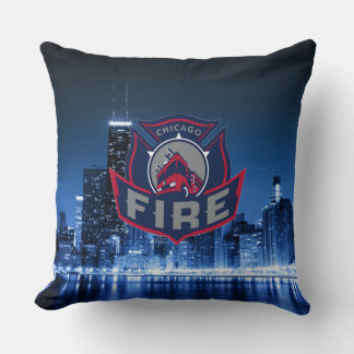 Almofada Chicago Fire with Skyline