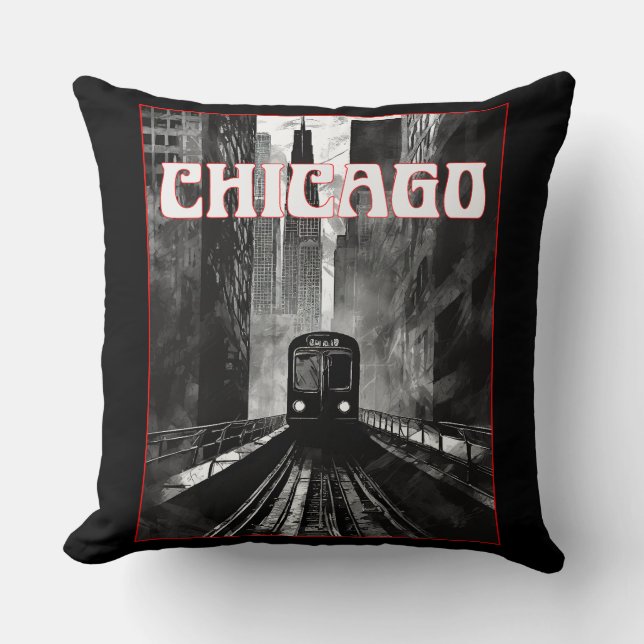 Almofada Chicago Illinois (Frente)