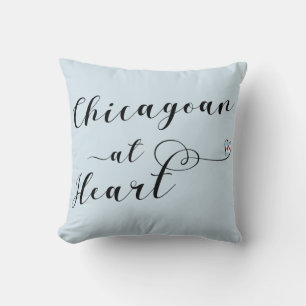 Almofada Chicagoan No Coração Cushion, Chicago