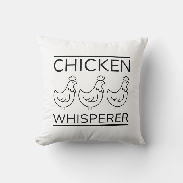 Almofada Chicken Whisperer (Frente)