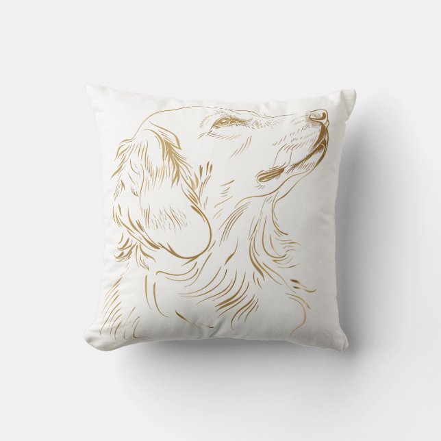 Almofada Chien d'or (Frente)