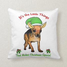 Almofada Chihuahua Christmas