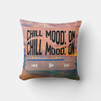 Almofada Chill Mood On Retro Beach Art
