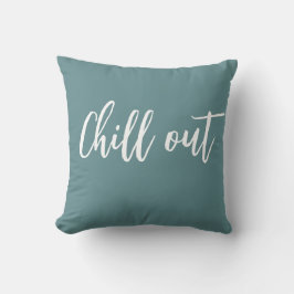 Almofada Chill Out Throw Pillow Turkish Blue White
