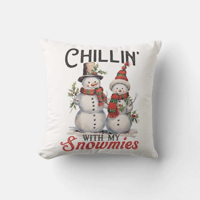 Almofada Chillin Com Minhas Neves (Frente)