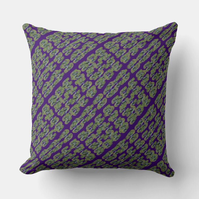 Almofada Chinelos Roxo Verde (Frente)