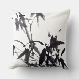 Almofada Chinesische Kunst mit Bambusmotiv