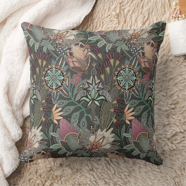 Almofada chintz steampunk cinza (Cobertor)