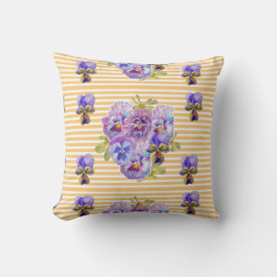 Almofada Chique Amarelo Floral Floreal Flor Cushion