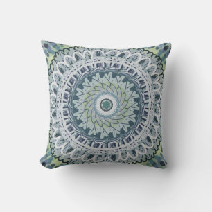 Almofada Chique boêmico Travesseiro decorativo ao quadrado