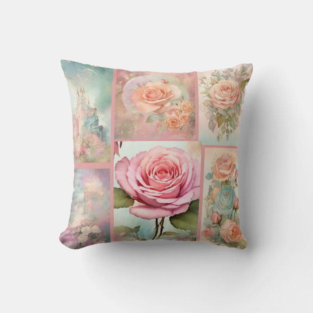 Almofada Chique Dreamy Mist - House of Rosas Printable (Frente)