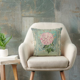 Almofada Chique Turquoise Cromossoma Frio-Cristântemo