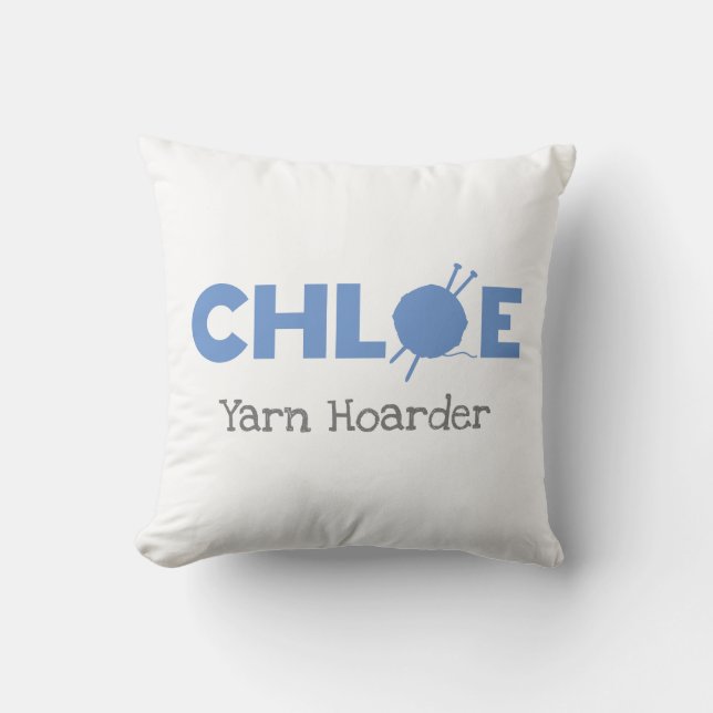 Almofada Chloe Yarn Hoarder (Frente)
