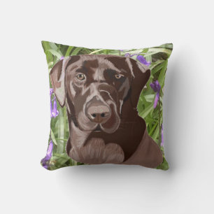 Almofada Chocolate Brown Labrador