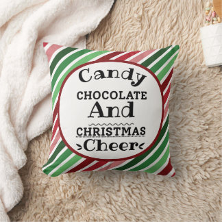 Almofada Chocolate doce e animação de Natal