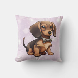 Almofada Chocolate e Tan Dachshund