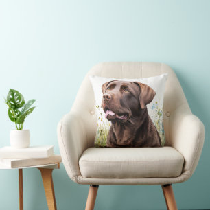 Almofada Chocolate Labrador
