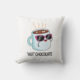Almofada Chocolate Quente Engraçado Bebida Arma