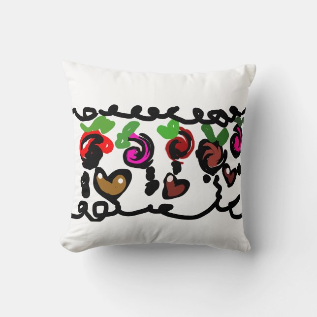 Almofada Chocolate Strawberry's valentine  (Frente)