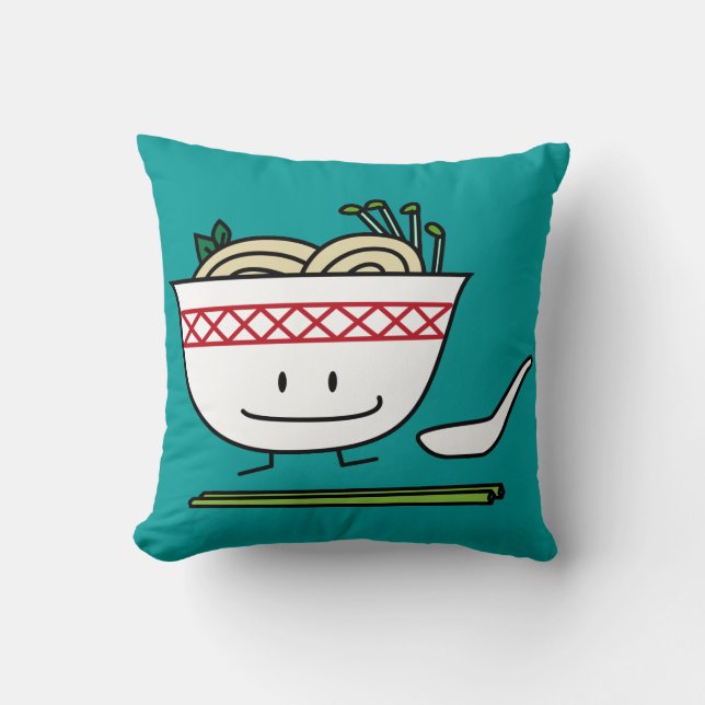 Almofada Chopsticks da colher de sopa de Vietnam da bacia (Frente)