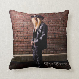 Almofada Chris Caffery em pé por Brick Wall Travesseiro dec