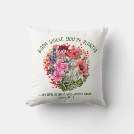 Almofada Christian BLOOM ONDE VOCÊ ESTÁ PLANTADO