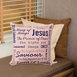 Almofada Christian Dezessete Nomes de Jesus