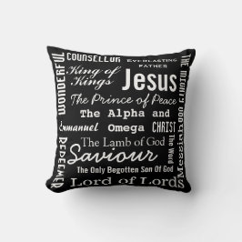Almofada Christian Dezessete Nomes de Jesus