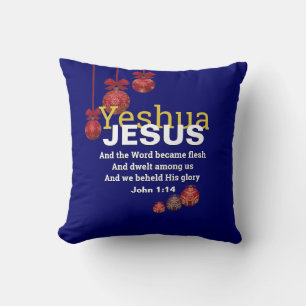Almofada Christian YESHUA JESUS Natal