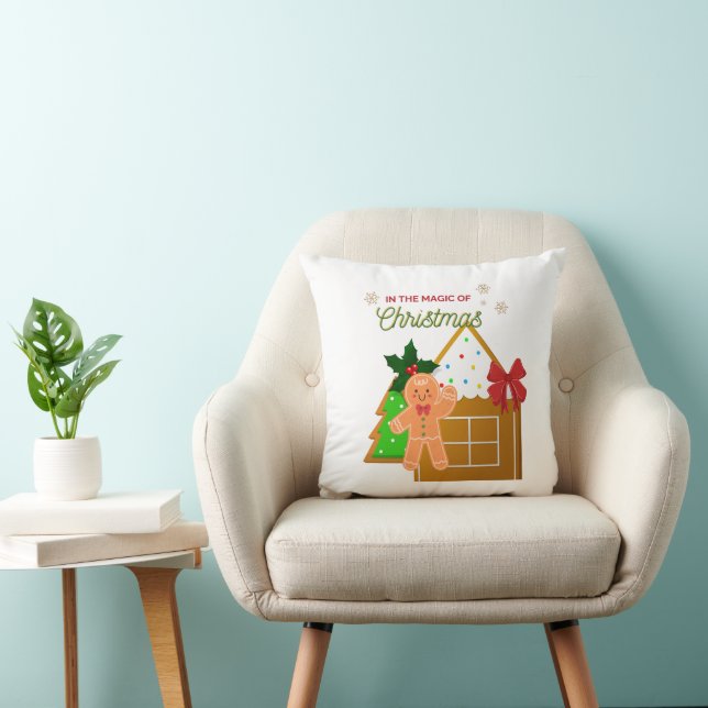 Almofada Christmas cushion, believe in Christmas magic (Cadeira)