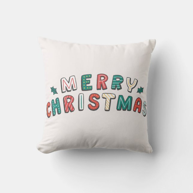 Almofada Christmas Decorative Cushion for Holiday Home (Frente)