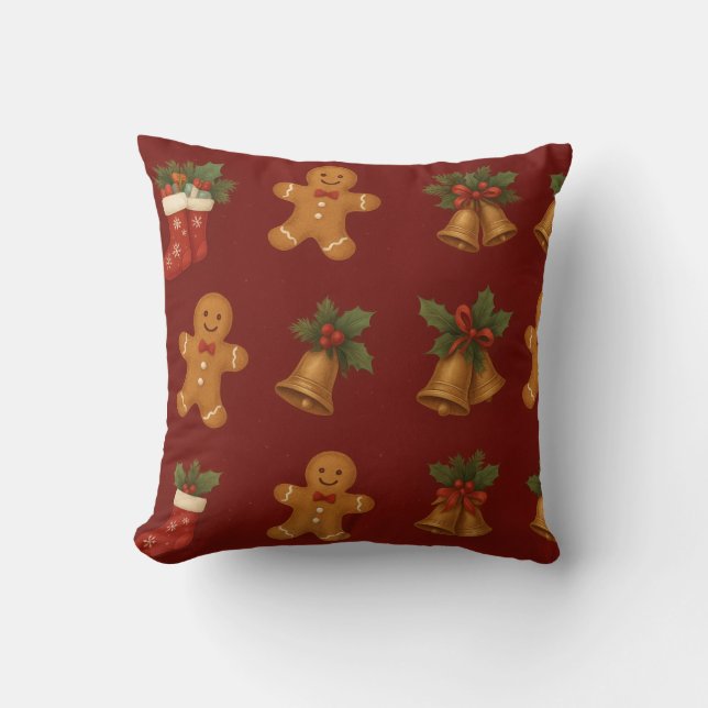 Almofada Christmas Decorative Cushion for Holiday Home (Frente)