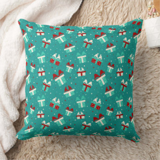 Almofada Christmas Gift Box Pattern Pillow