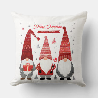 Almofada Christmas Gnome Throw Pillow