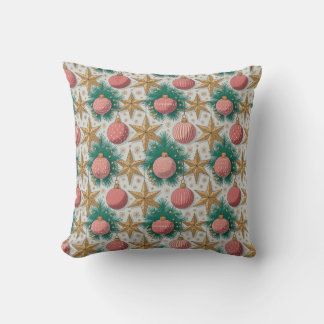 Almofada Christmas Pattern Throw Pillow