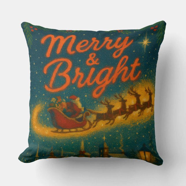 Almofada Christmas Throw Pillow (Frente)