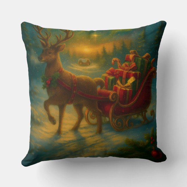 Almofada Christmas Throw Pillow (Verso)