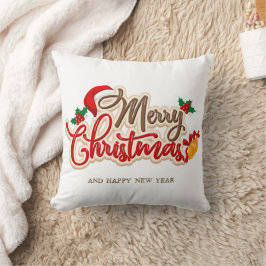 Almofada Christmas Throw Pillow – Festive Holiday Decor